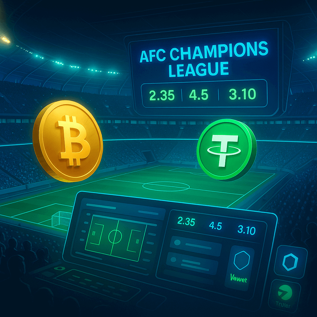 Top Trusted Crypto Sportsbooks to Bet on AFC Champions League [BTC and Stablecoins Supported]