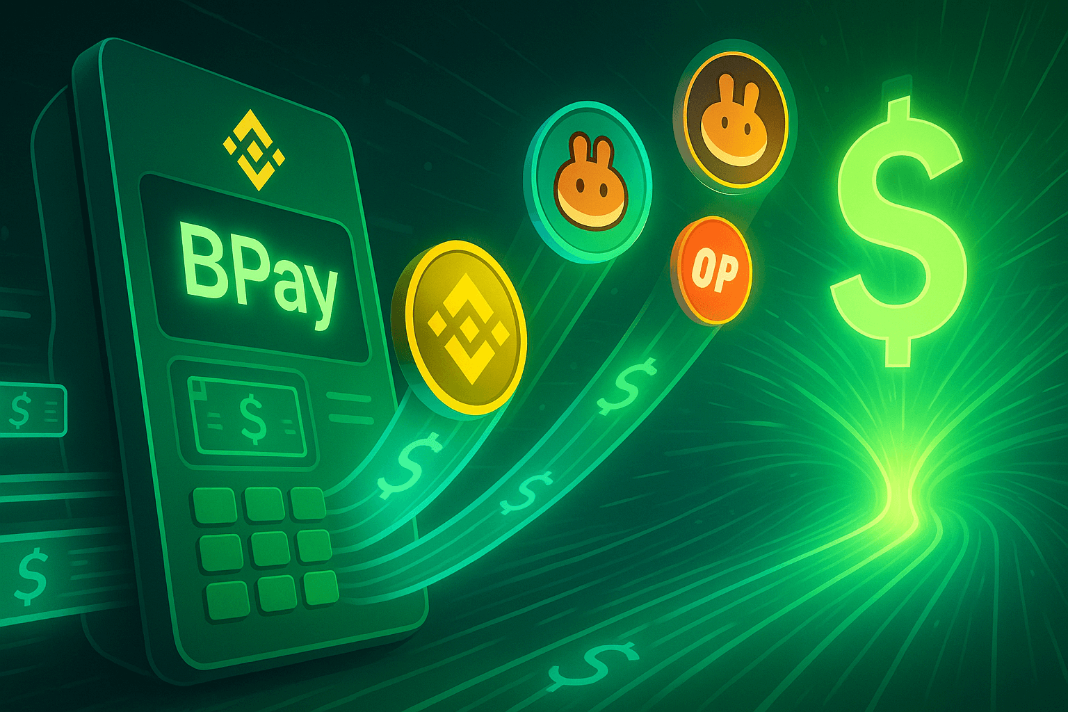 Binance Adds Global USD Rails via Bpay — Are BNB, CAKE and OP the Next Big Liquidity Beneficiaries?