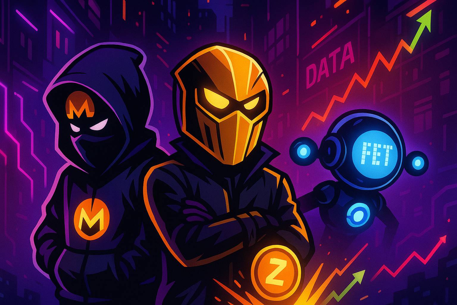 Top Privacy Coins to Watch: XMR, ZEC & FET Are Breaking Trends