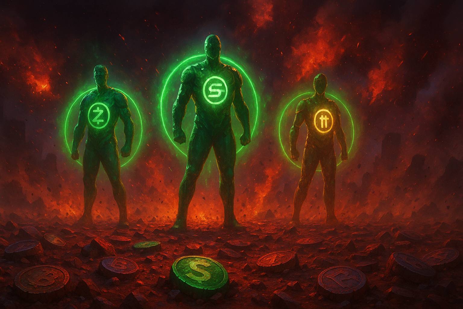 ZEC, STRK, PI Lead Market as Everything Else Nukes — Rotation or Fluke?