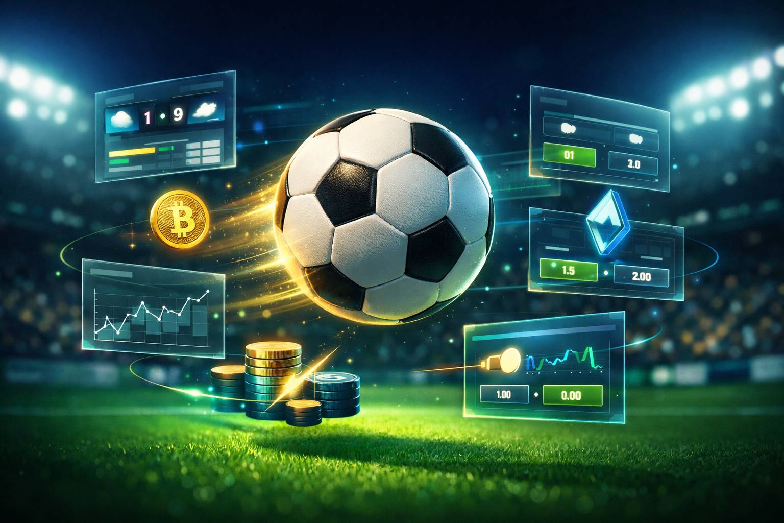 Sports Betting with Crypto Reviewed: Football Markets and Live Odds
