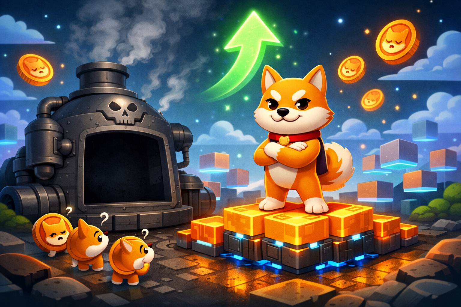 SHIB Burns Fall to Zero Again — Does Price Strength Still Mean Anything Without Supply Pressure?