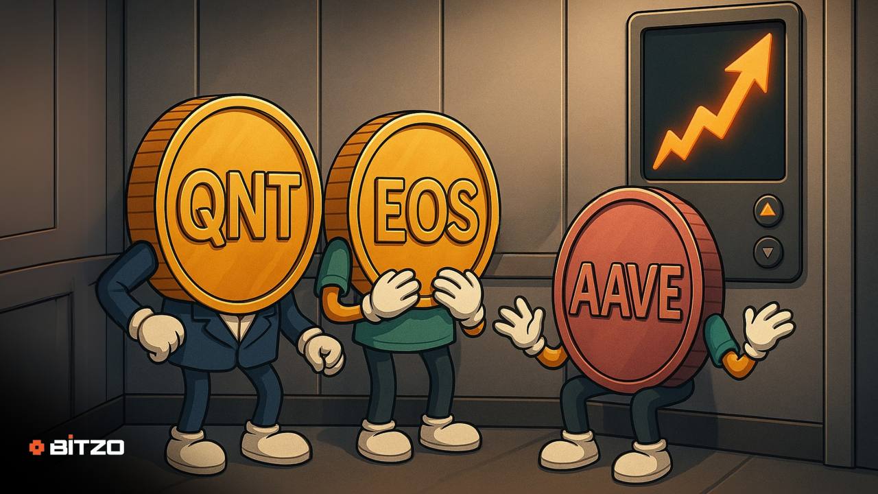 Market Rebound Underway? Quant (QNT) and EOS Gain Over 20% in 7 Days – Is AAVE the Next to Rally? logo