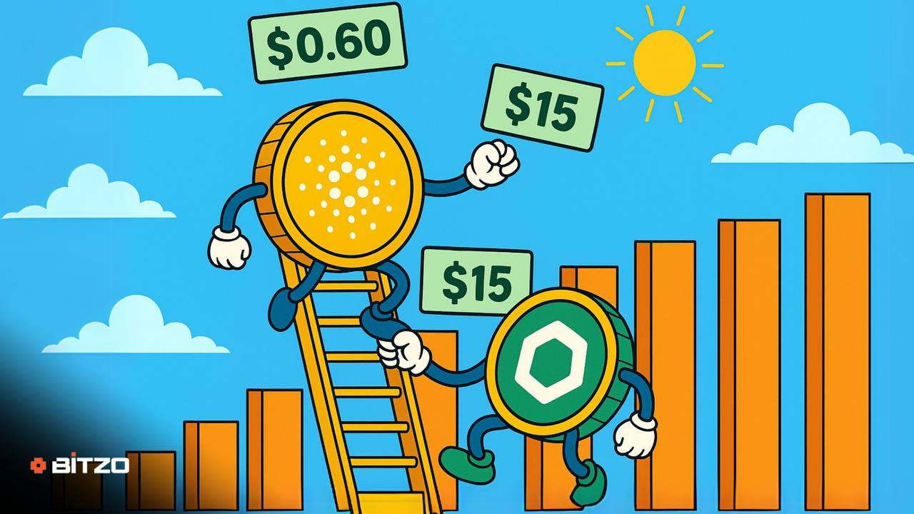 Will Summer Momentum Push ADA and LINK to Fresh Highs? Here’s the Price Forecast for Cardano and Chainlink logo