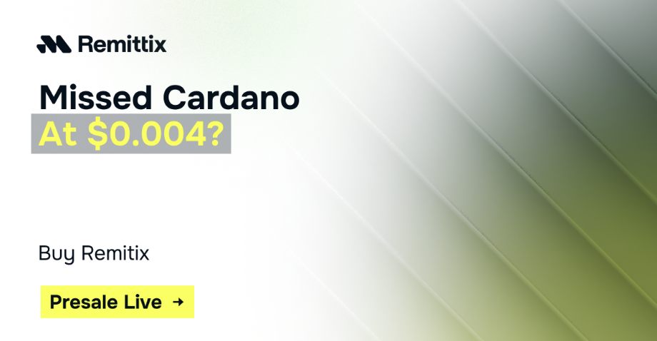Cardano and Ethereum Struggle to Keep Up with Remittix, the New Rising Star