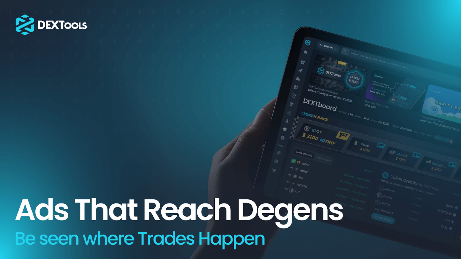 Unlocking Direct Marketing Avenues in DeFi: DEXTools' Strategic Ad Placements