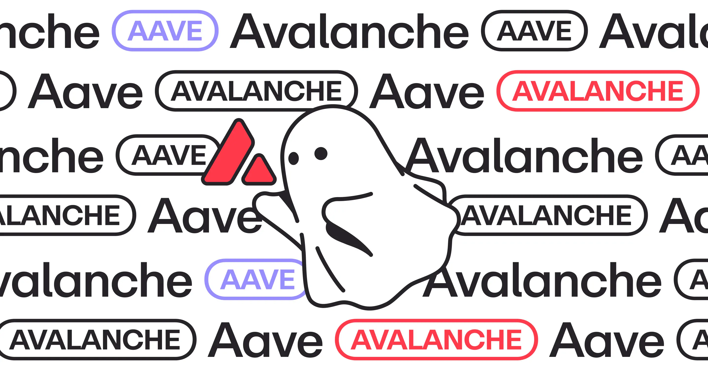 Official Aave Labs visual for the Aave V4 Avalanche deployment.