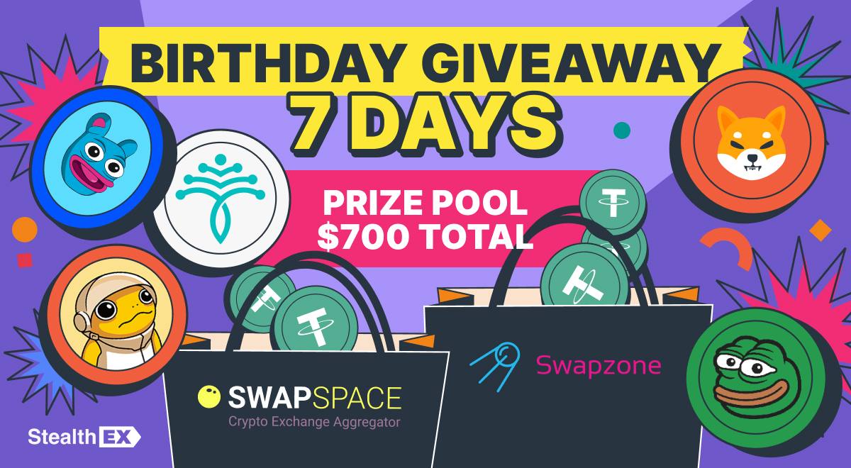 StealthEX Celebrates 7 Years with Exciting $700 Giveaway