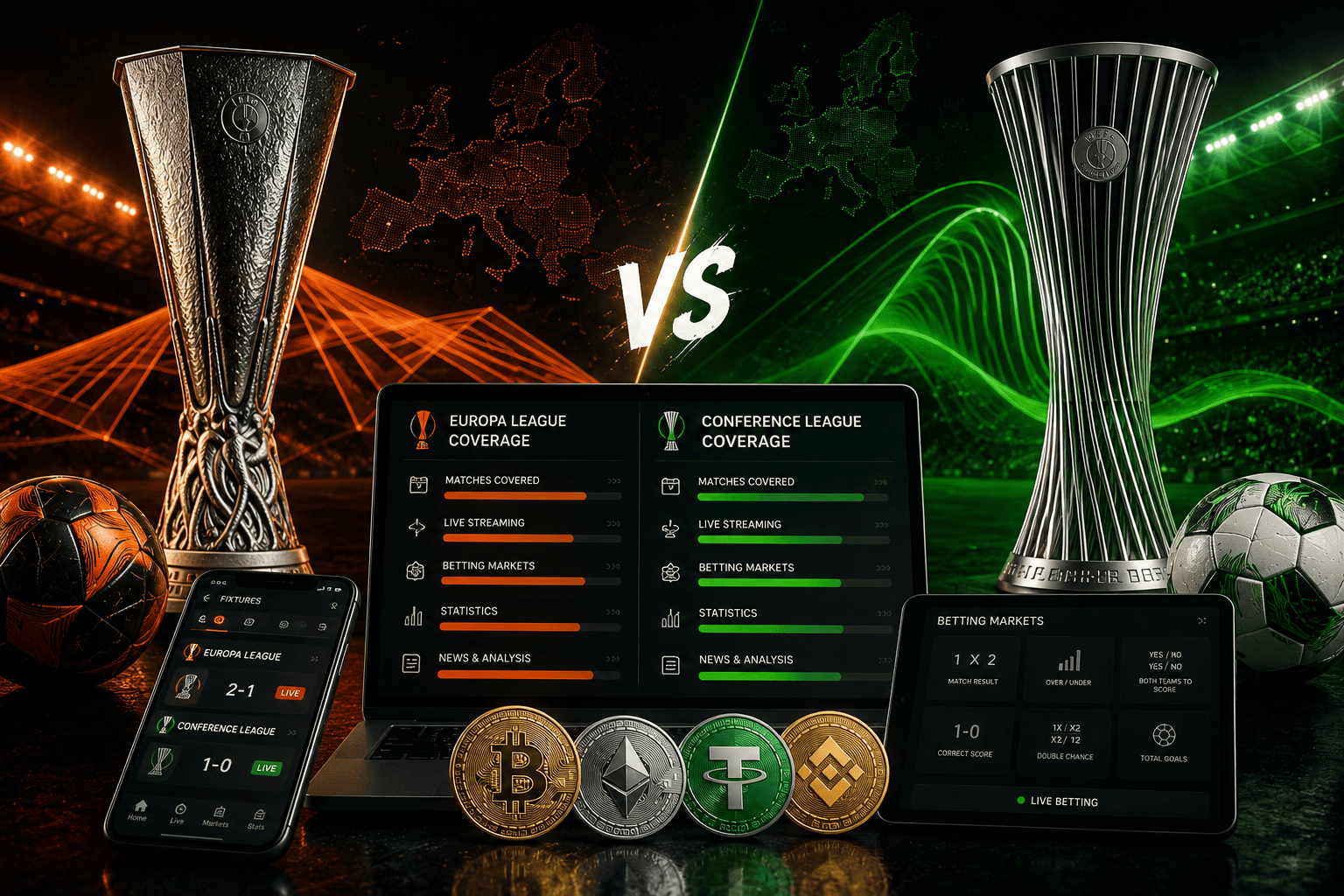 Europa and Conference League Coverage Compared