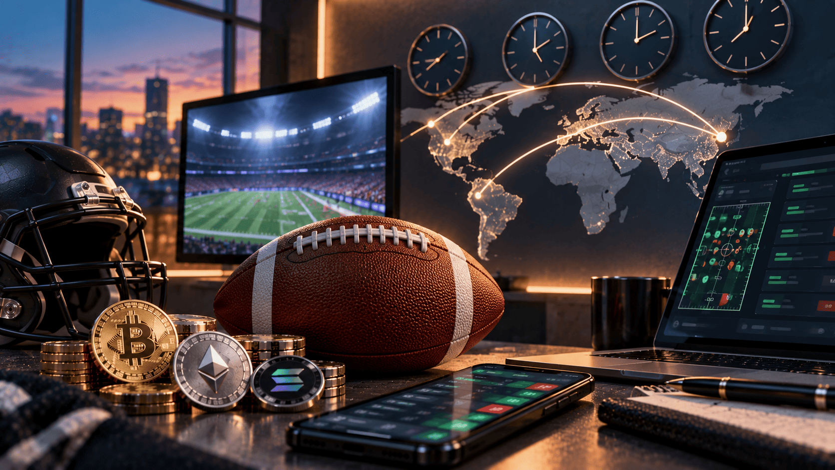Monday Night Football Crypto Betting Across Time Zones