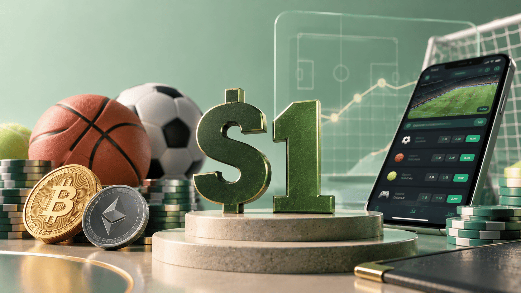Crypto Sportsbooks with One Dollar Minimum Bets