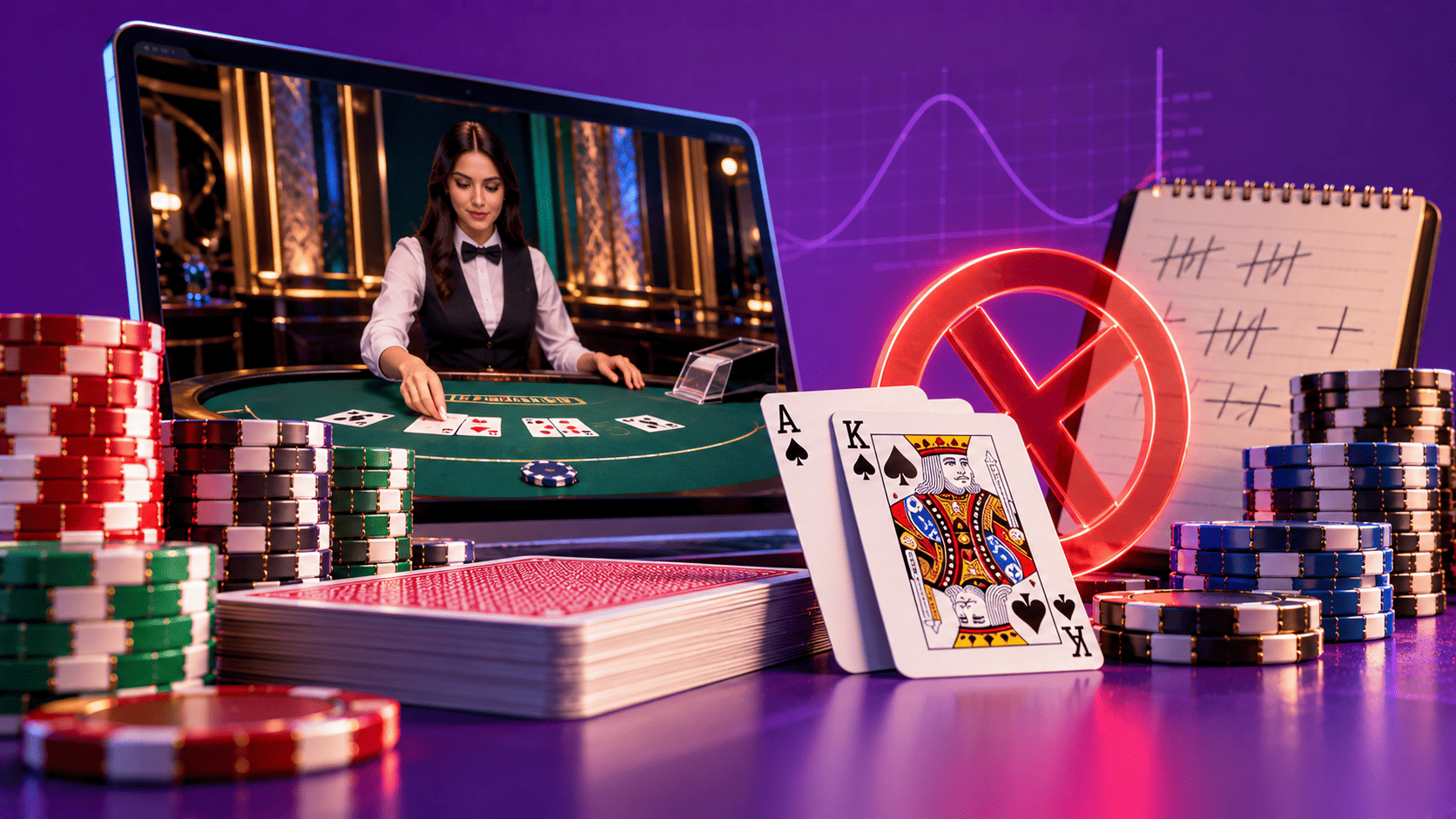 Card-Counting Myths at Live Online Blackjack