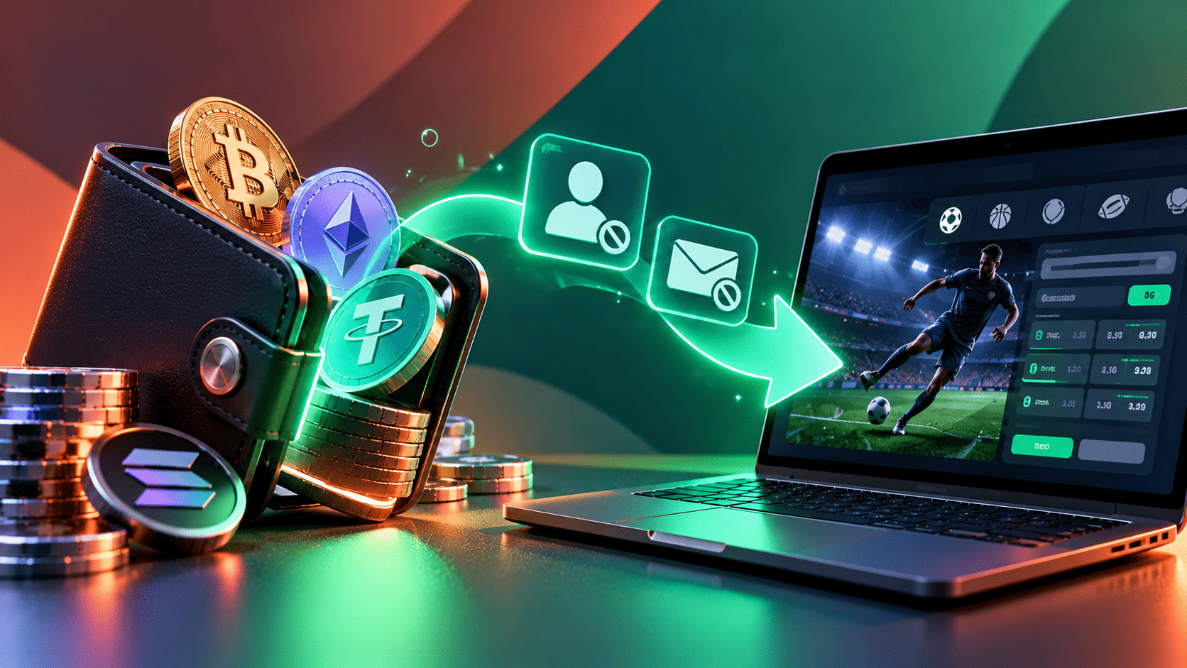 Wallet In, Email Optional: 8 Crypto Sportsbooks Compared on Signup Steps