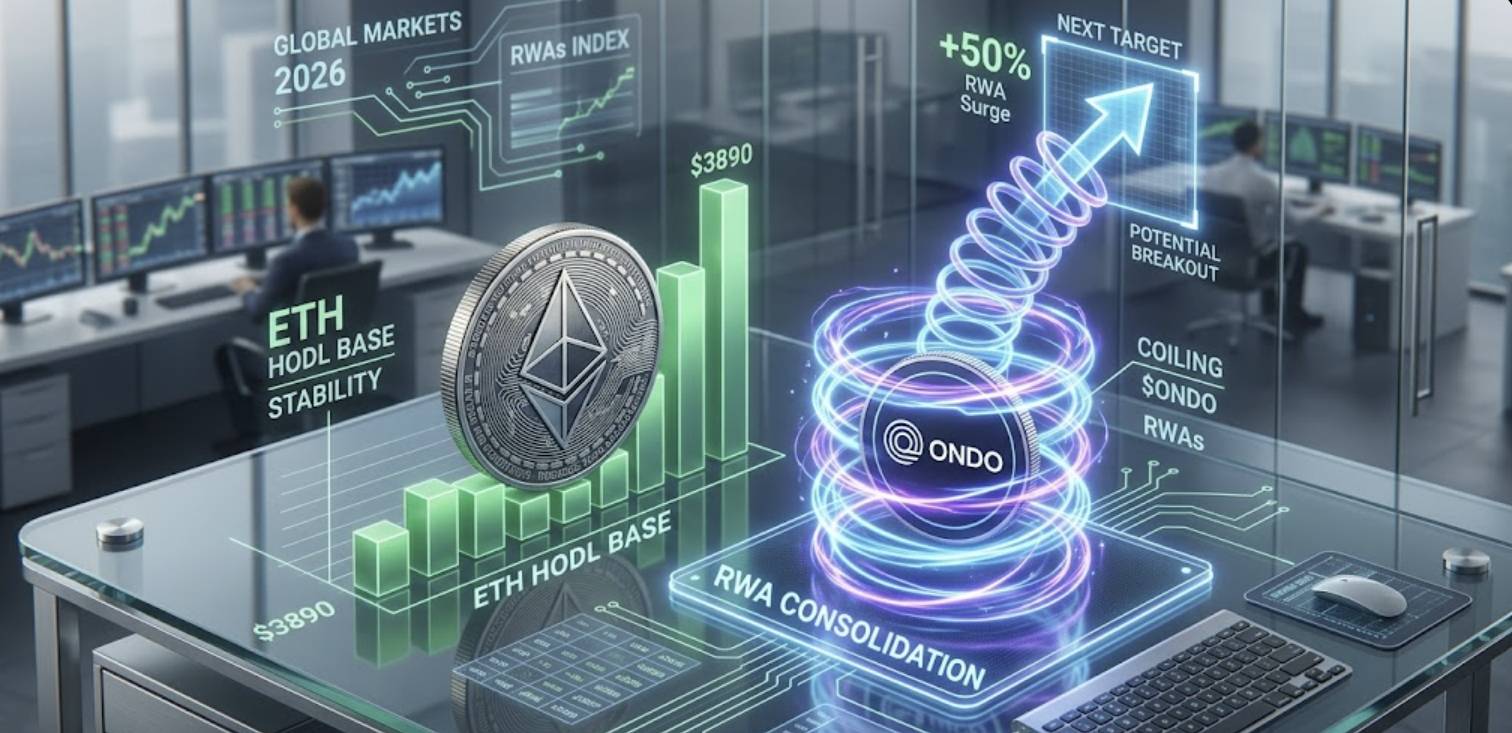 Ondo (ONDO) And Ethereum (ETH): As Tokenized Treasuries And Stocks Grow 38% In Q1, Do ONDO And ETH Re‑Rate Higher From Here?