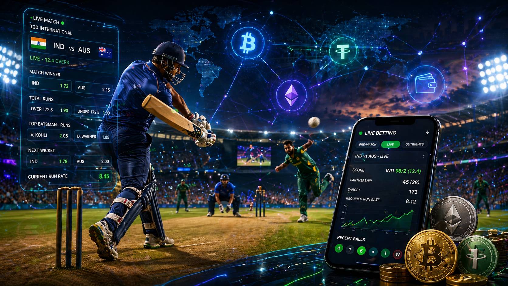 Crypto Cricket Betting Explained: Best Platforms for Global Matches