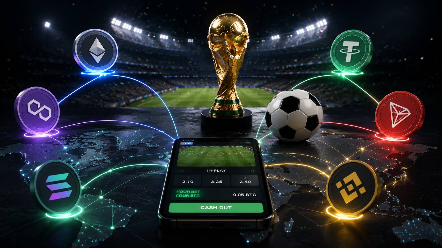 Betting the World Cup Across Multiple Crypto Networks