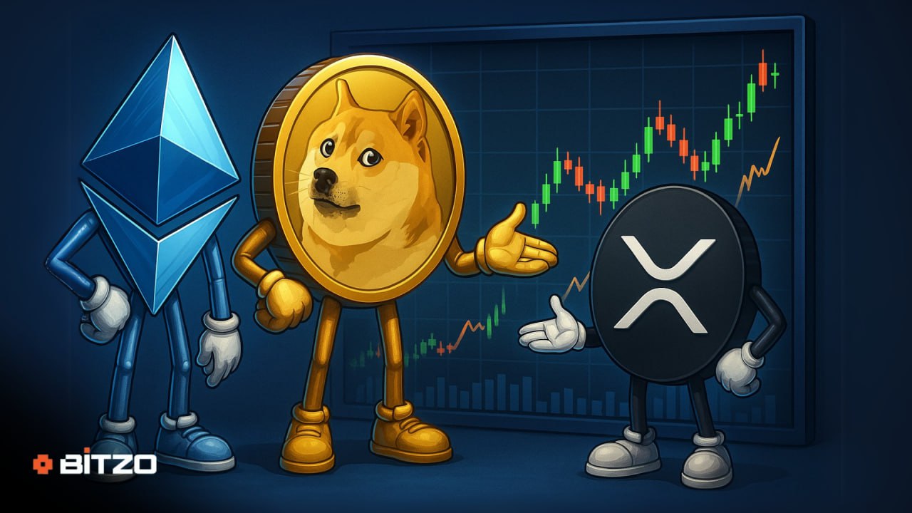 Ethereum, Dogecoin & XRP Near Momentum Shift as Bitcoin Climbs Toward $100K