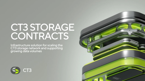CT3 Announces Dedicated Storage Contracts to Expand Decentralized Storage Infrastructure
