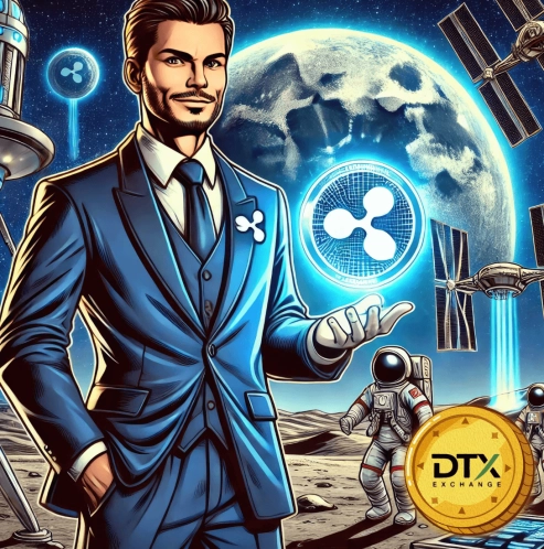 Don't be surprised if XRP's value slides back to $1 in April as blockchain analytics suggest a shift to DTX Exchange