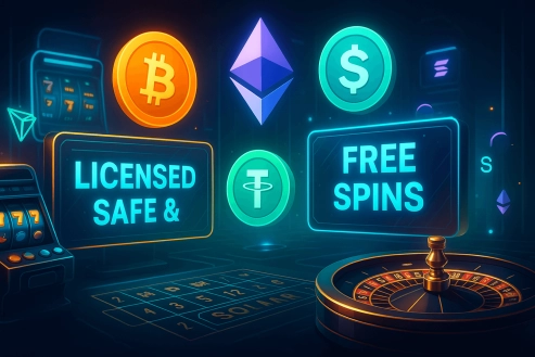 Safe Gambling Online: Licensed Crypto Casinos With Free Spins and No KYC