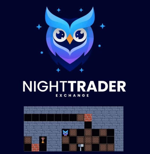 Earn Ethereum by Solving Puzzles on NightTrader's Landing Page