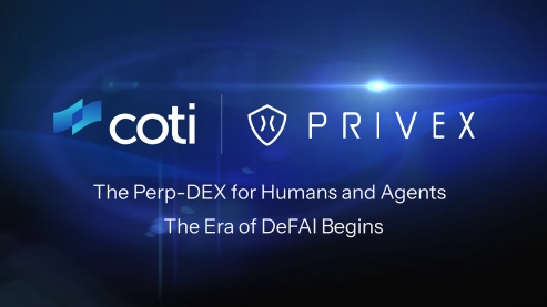 COTI Launches PriveX Perp DEX to Enable Autonomous Trading With AI Agents