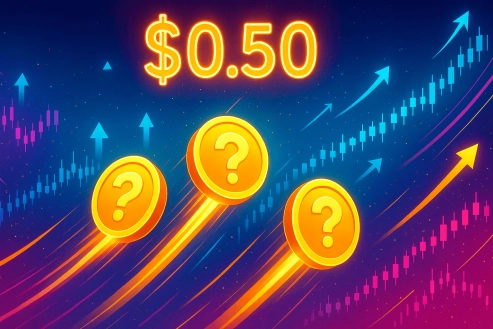 Best 3 Crypto Gems Under $0.50 That Could Deliver Huge Gains