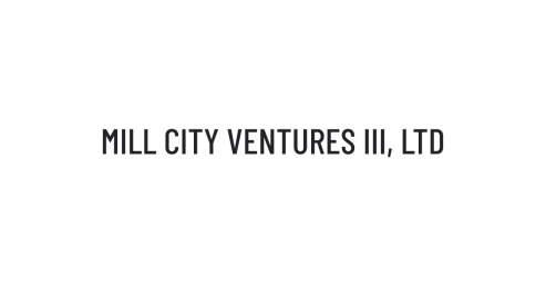 Mill City Ventures III, Ltd. Announces $450,000,000 Private Placement to Initiate Sui Treasury Strategy