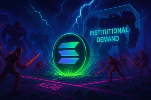 Solana Fights Off Sellers at $136 — Will Institutional Demand Stop a Bigger Breakdown?