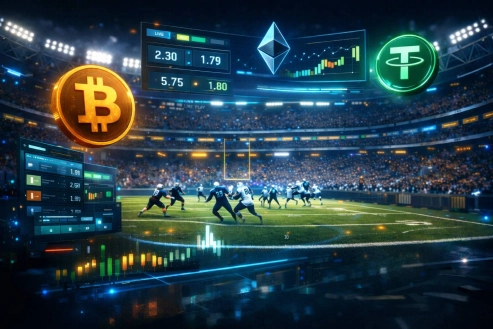 Online NFL Crypto Betting: Best Sportsbooks for American Football Using BTC & USDT