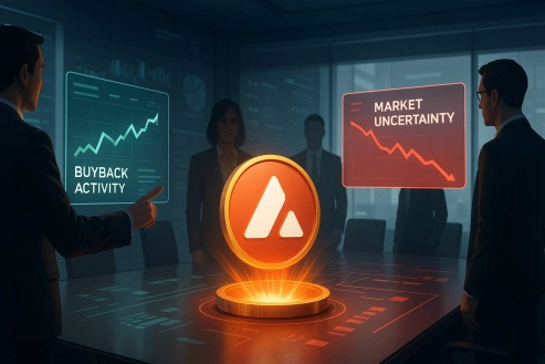 Institutions Eye AVAX as Corporate Buyback Sends Mixed Market Signals