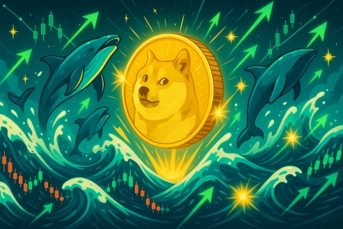 Dogecoin Volume Erupts as Whales Wake Up — Analysts Spot Bullish Divergence Across Key Metrics