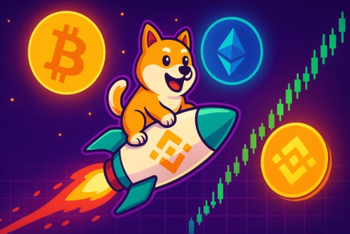 Dogecoin & BNB Surge as BTC and ETH Hit Monthly Highs — Could Altcoins Lead the Next Leg Up?