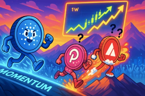 Cardano Momentum Returns — What About DOT and AVAX This Week?