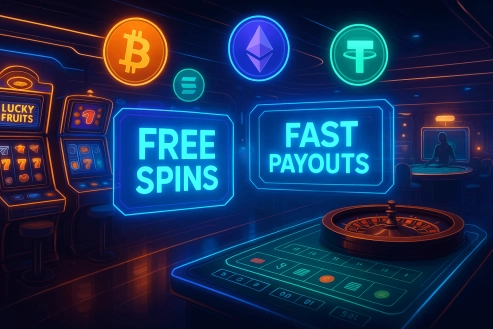 Top 6 Licensed Crypto Casinos with Free Spins and Fast Payouts