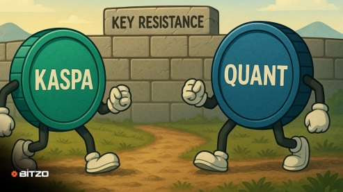 RWA Tokens Kaspa and Quant at Key Resistance – Could May Be the Month They Begin Their Next Leg Up?
