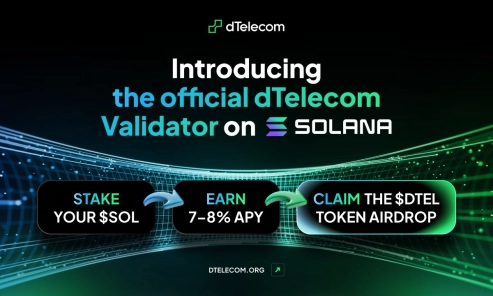 dTelecom Expands Its Blockchain Capabilities by Becoming a Solana Validator
