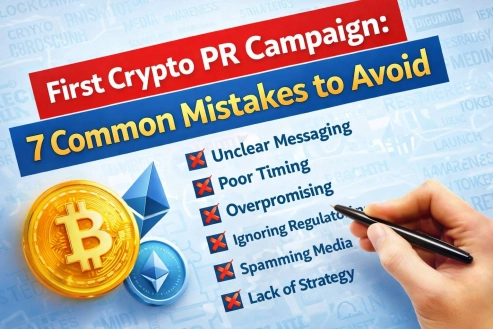 First Crypto PR Campaign: 7 Common Mistakes to Avoid