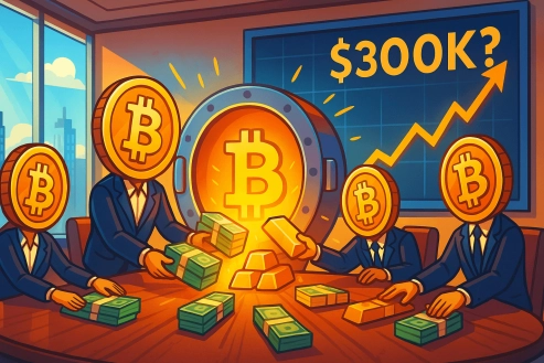 Study: Firms Put 22% of Profits Into BTC — Could This Corporate Demand Push Bitcoin to $300K in Long-Term?