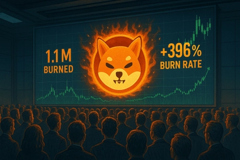 1.1M SHIB Burned in 24H With Burn Rate Up 396% — Could This Trigger a Price Move Soon?