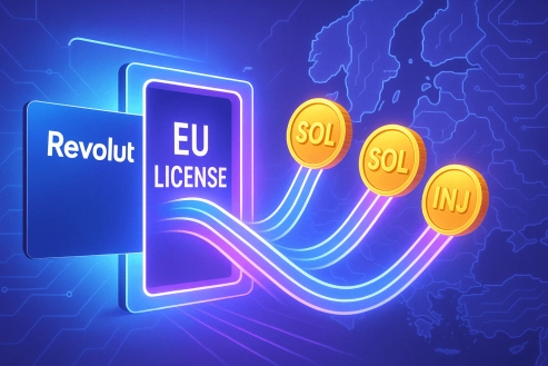 Revolut Bags Cyprus License for EU Expansion — Could POL, SOL and INJ Ride a Retail On-Ramp Wave?