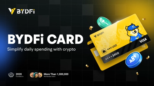 BYDFi Card Officially Launches: One Card to Seamlessly Bridge Web3 Assets and Real-World Spending