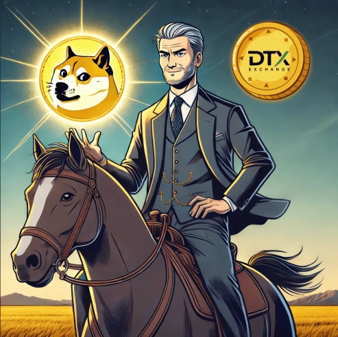 Dogecoin vs DTX Exchange: Viral Utility Token Gaining Ground Over Memecoin After Market Shift