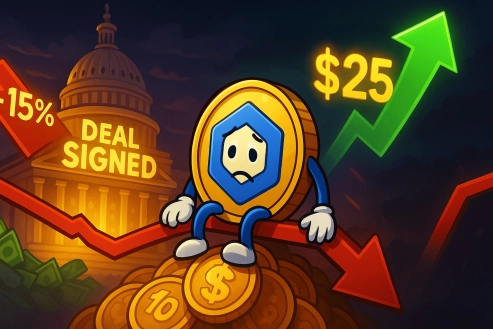 Chainlink Drops 15% Despite U.S. Deal — Could LINK Rebound Above $25 or Risk Deeper Losses?