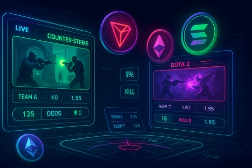 Top Esports Betting Platforms With ETH, TRX & SOL Support
