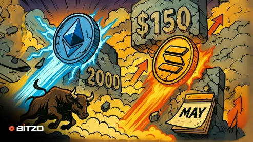 ETH Poised To Test $2000 And SOL Set To Challenge $150 In May – Key Factors That Could Drive A May Rally