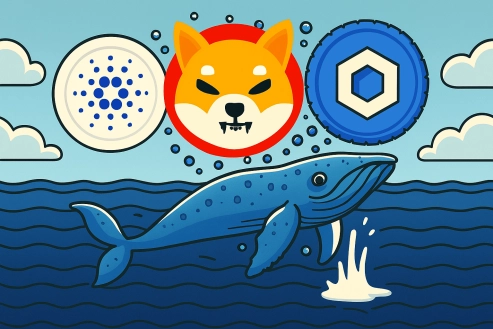 Whale Watch: Major Inflows into ADA, LINK, and SHIB — Should You Follow?