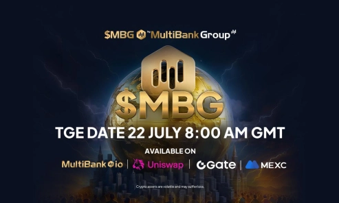 MultiBank Group's $MBG Token TGE Is Live on MexC, Gate.io, Uniswap and Multibank.io.