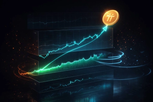 Pi Coin Climbs Across All Timeframes Despite Falling 24H Volume — Warning Sign or Healthy Pullback?