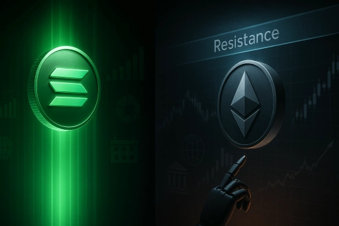 Crypto Market Steady Ahead of Major Economic Releases: Solana Strengthens While Ethereum Stalls at Resistance
